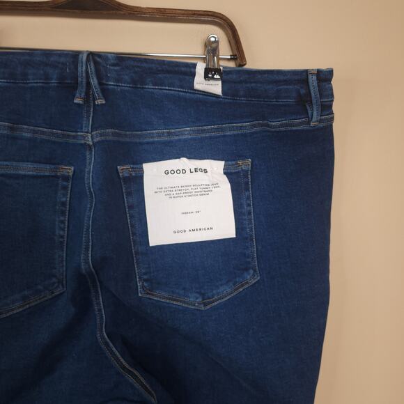 Good American Good Legs Jeans in Dark Wash Size 26 - Picture 8 of 12